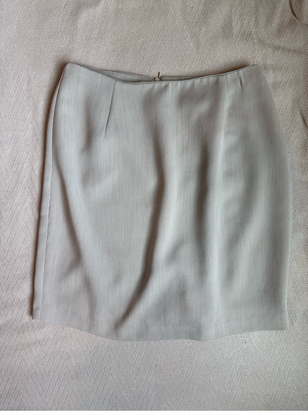 Alia Light Cream Pencil Skirt